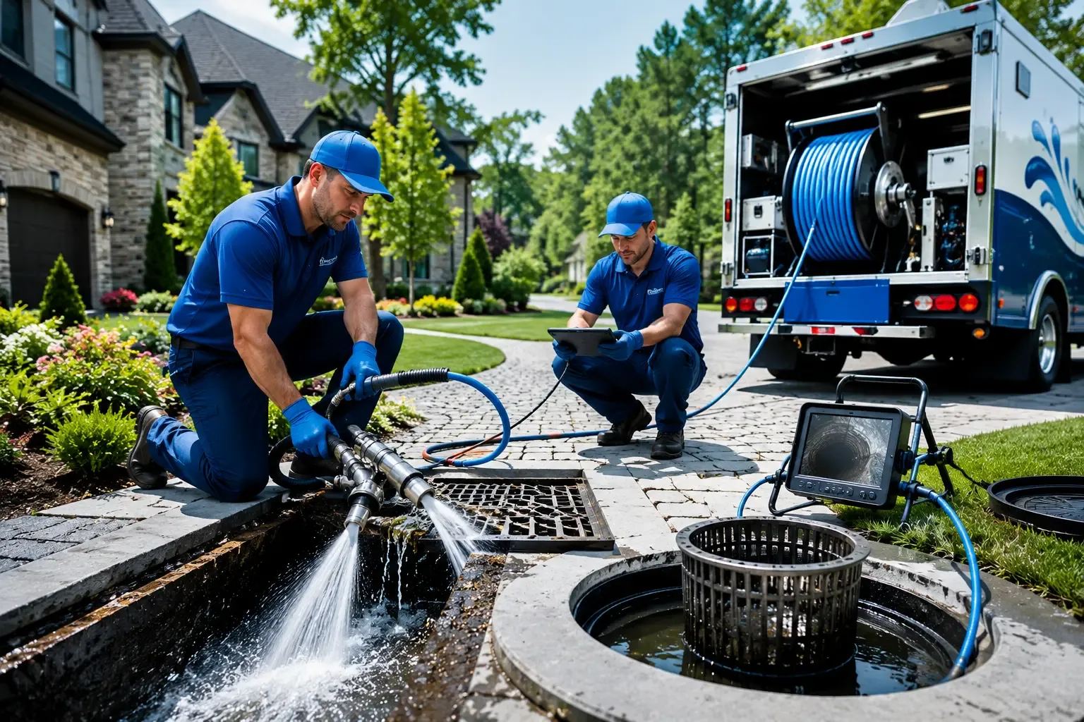 Local outdoor drain cleaning professionals in Kamrar, IA