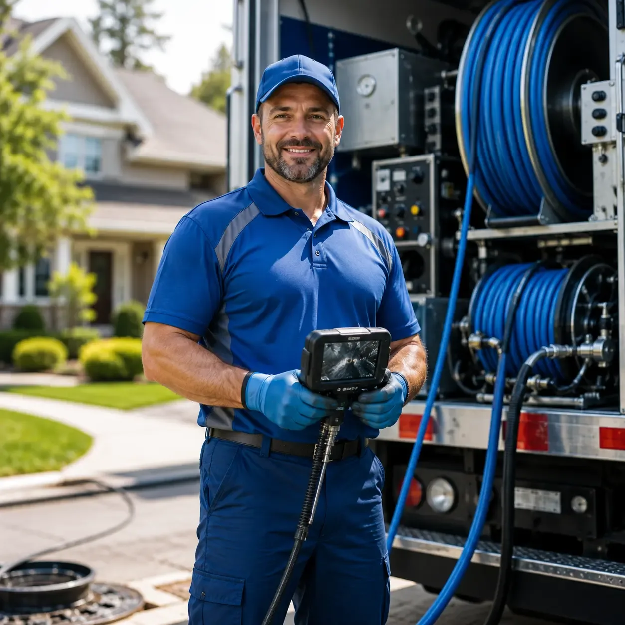 Local outdoor drain cleaning specialists in Kamrar, IA